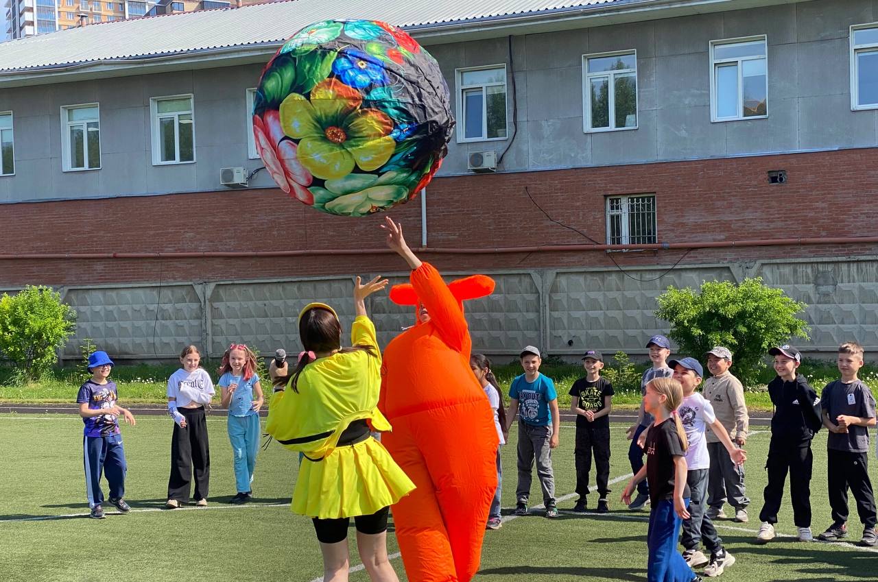 Открытие пришкольного лагеря &amp;quot;Солнышко&amp;quot;.